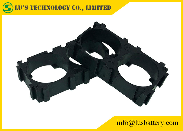 Couleur noire de batterie de PC d'ABS d'entretoises en plastique du support 1x2 pour 18650