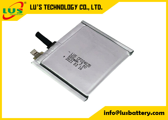 Batterie molle 3.0V 600mah CP224035 de paquet de manganèse de lithium pour appeler le repère