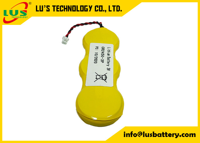 batterie 1800mah de cellules de bouton de 3P CR2450 pour les labels d'étagère électroniques de SES Imagotag